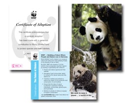 World Wildlife Fund Bucket Adoption Kit Benefits