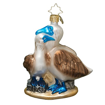 Blue-footed Booby Radko Ornament
