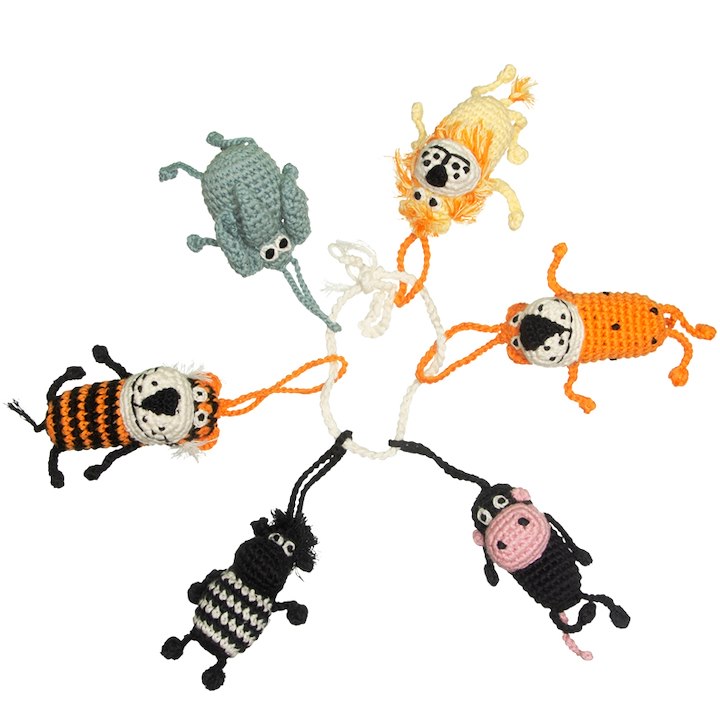 Little Ndaba Crochet Animal Ornaments