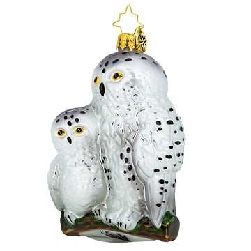 Snowy Owl Radko Ornament