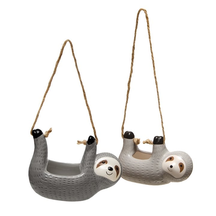 Two Sloth Planters