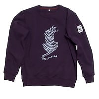 Purple Tiger Sweatshirt (Unisex)