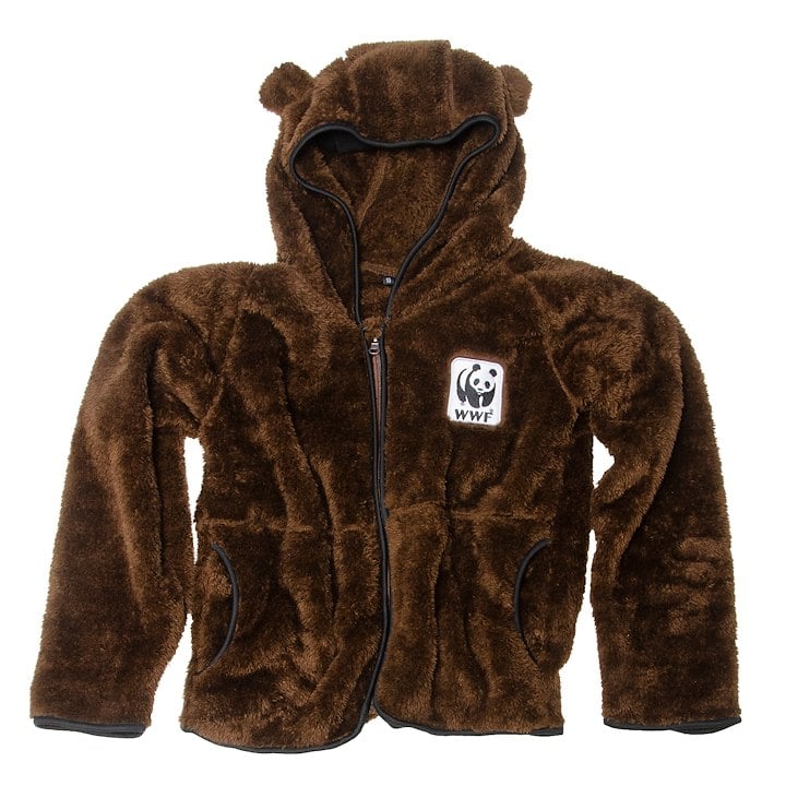Brown Bear Children's Zip Up Fleece | Apparel from WWF